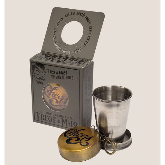 Trixie & Milo 2oz Collapsible Steel Shot Cup